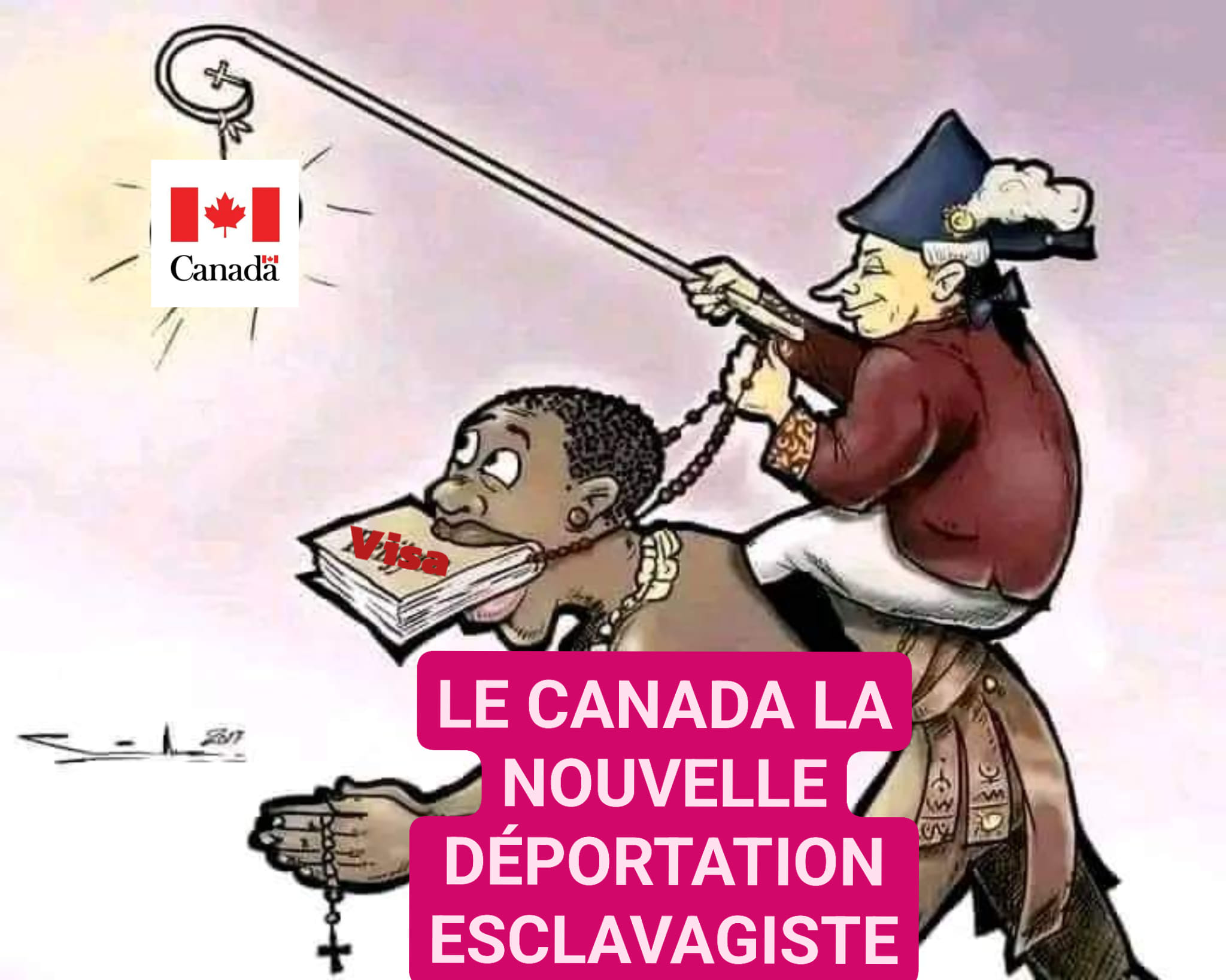 Lire la suite à propos de l’article LE CANADA : LA NOUVELLE DÉPORTATION ESCLAVAGISTE